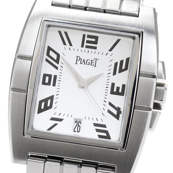 PIAGET Upstream P10023 Date white Dial Automatic Men's Watch_849852 - Picture 1 of 6